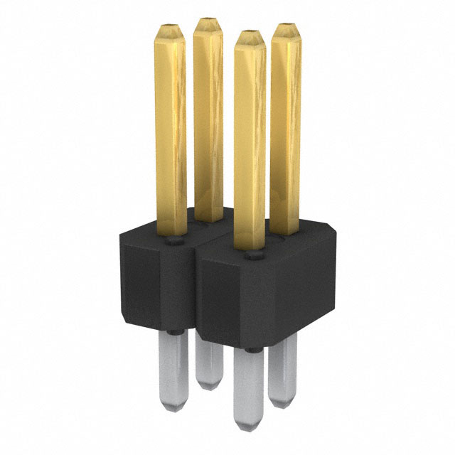 Connector Header Through Hole 4 position 0.100 (2.54mm)