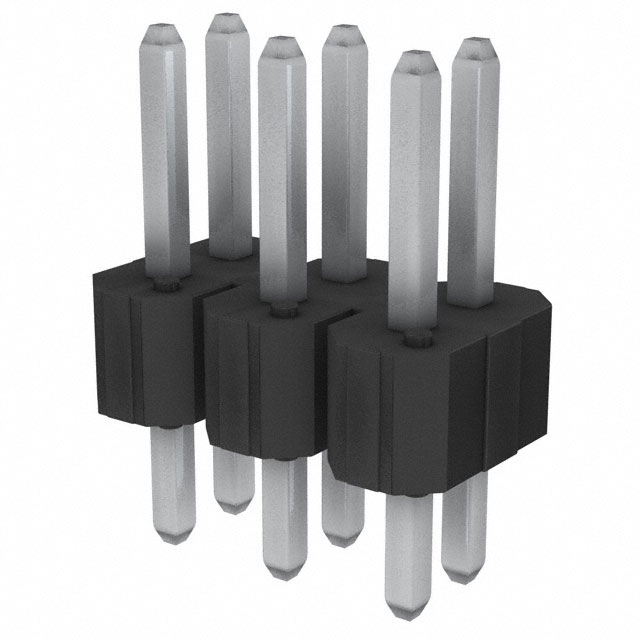 Connector Header Through Hole 6 position 0.100 (2.54mm)