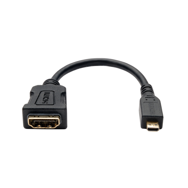 디바이스마트,케이블/전선 > 영상/음향 케이블 > HDMI/DVI 케이블,,P142-06N-MICRO,HDMI MACRO RA UP ADAPTER M/F 6"" / Digi-Key Part Number : TL1612-ND