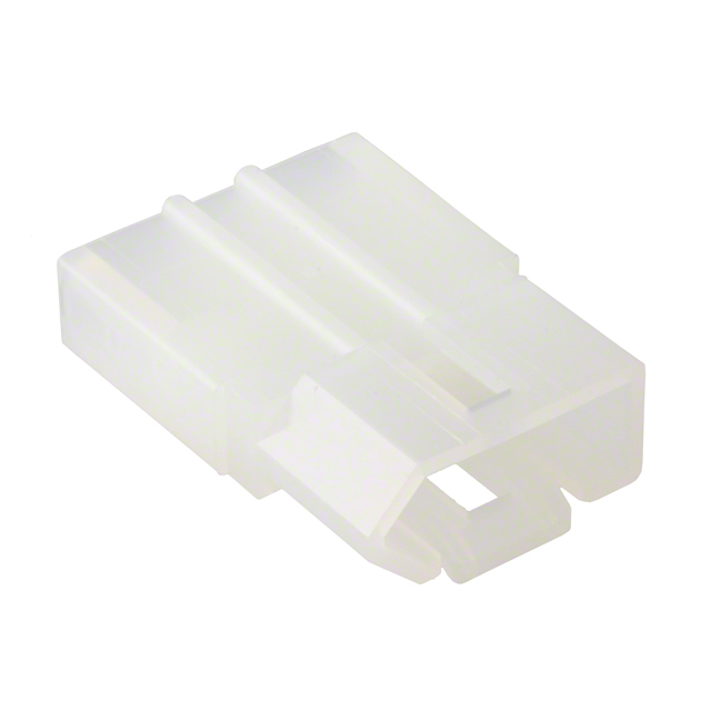 3 Rectangular Connectors - Housings Plug Natural 0.198 (5.03mm)