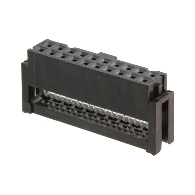 20 Position Rectangular Receptacle Connector IDC Gold 26-28 AWG