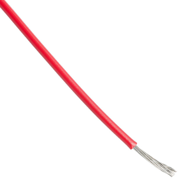 24 AWG Hook-Up Wire 7/32 Red 600V 100.0' (30.5m)