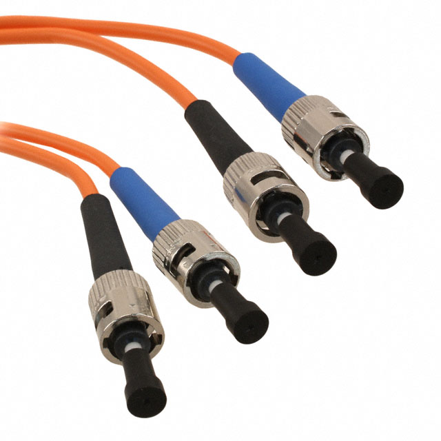Cable Fiber Optic ST (2) To ST (2) 62.5/125 3.3' (1.0m)