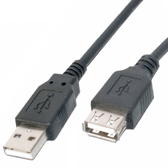 디바이스마트,케이블/전선 > USB 케이블 > USB 케이블(미분류),,101-1010-BL-00180,CABLE USB A MALE-A FMAL 1.8M BLK / Digi-Key Part Number : 1175-1030-ND
