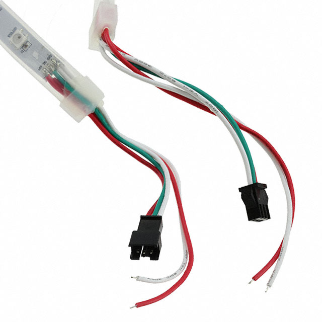 Addressable Lighting - 30 LED Strip (White) Serial (Shift Register) Red, Green, Blue (RGB) 1000.00mm L