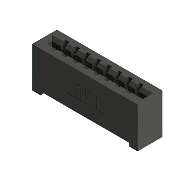 CONN EDGE SGL FMALE 8POS 0.156