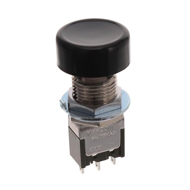 Pushbutton Switch SPDT Standard Panel Mount, Rear