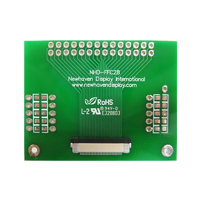 디바이스마트,LED/LCD > LED 악세사리 > LED 악세사리 (해외),,NHD-FFC28,PCB ADAPTER 28P FFC-THRU-HOLE / Digi-Key Part Number : NHD-FFC28-ND