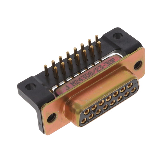 15 Position D-Sub Receptacle, Female Sockets Connector