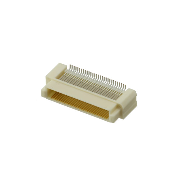 60 Position Connector Header, Outer Shroud Contacts Surface Mount Gold