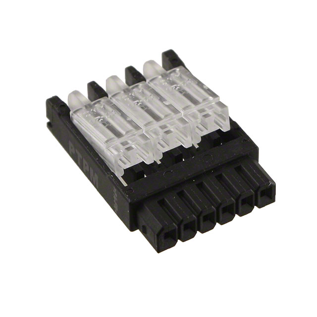 6 Position Terminal Block Plug, Female Sockets 0.098
