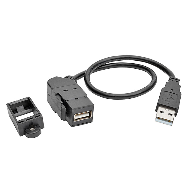 디바이스마트,케이블/전선 > USB 케이블 > USB 케이블(미분류),,U024-001-KPA-BK,CBL USB2.0 A RCPT TO A PLUG 1' / Digi-Key Part Number : TL1066-ND