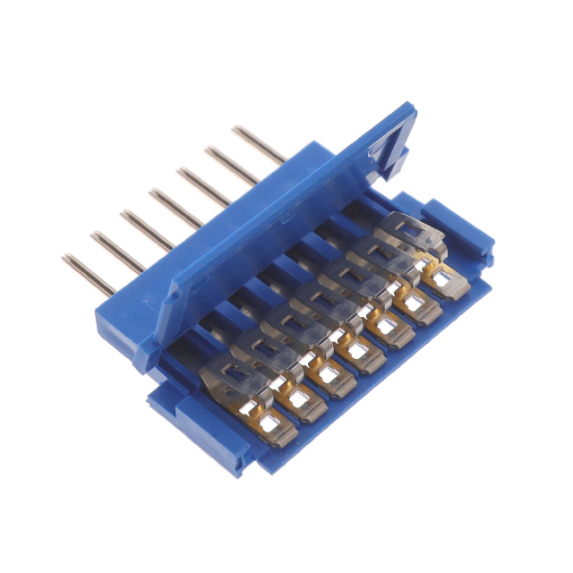 7 Position FFC Connector Header 0.100 (2.54mm) Free Hanging (In-Line)