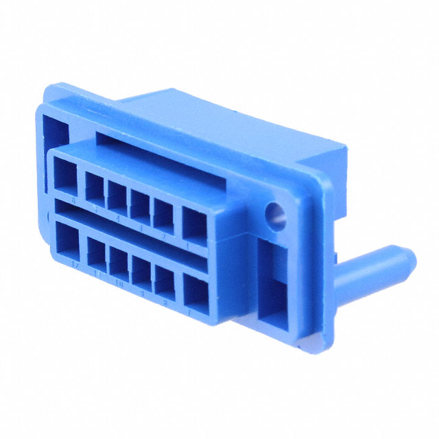 디바이스마트,커넥터/PCB > 백플레인 커넥터 > 하우징,,172061-3,CONN PLUG HSG DRAWER 12POS BLUE / Digi-Key Part Number : A144234-ND