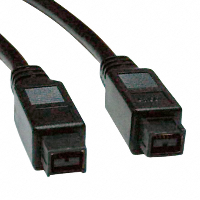 Plug, 9 Position To Plug, 9 Position IEEE1394 Cable Black 6.00' (1.83m)