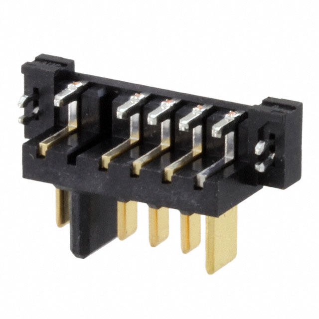 5 Position Plug, Male Blades Connector Solder 0.098