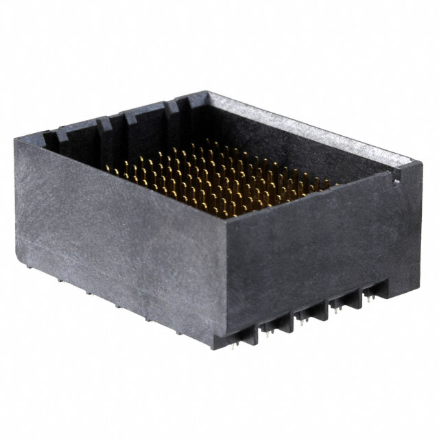 180 Connector Header, Male Pins Through Hole Black Impact