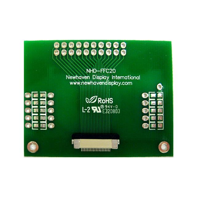 디바이스마트,LED/LCD > LED 악세사리 > LED 악세사리 (해외),,NHD-FFC20,PCB ADAPTER 20P FFC-THRU-HOLE / Digi-Key Part Number : NHD-FFC20-ND