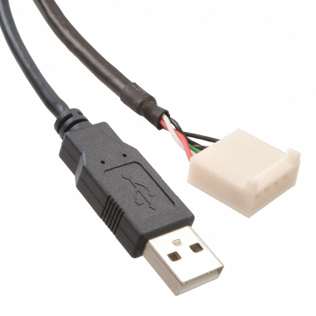 Inline USB Cable Lascar PanelPilot Cable USB A-SIL5, for PanelPilot SGD 21-B, Length: 100 mm, USB Type: USB 2.0