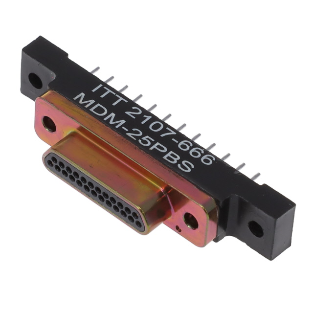 25 Position D-Type, Micro-D Plug, Male Pins Connector