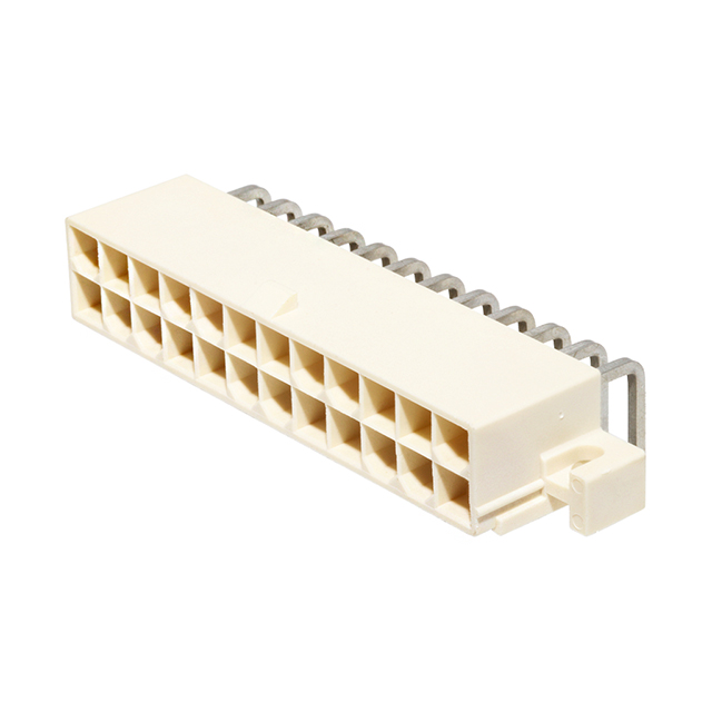 Connector Header Through Hole, Right Angle 24 position 0.165