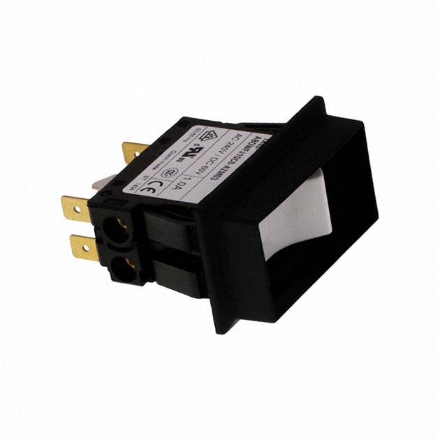 Circuit Breaker Thermal 1A 240 V AC 60 V DC Rocker Panel Mount