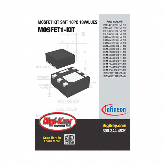 【MOSFET1-KIT】20-100V FETS SOT23 10PC 18VALUES