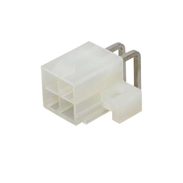 Connector Header Through Hole, Right Angle 4 position 0.165