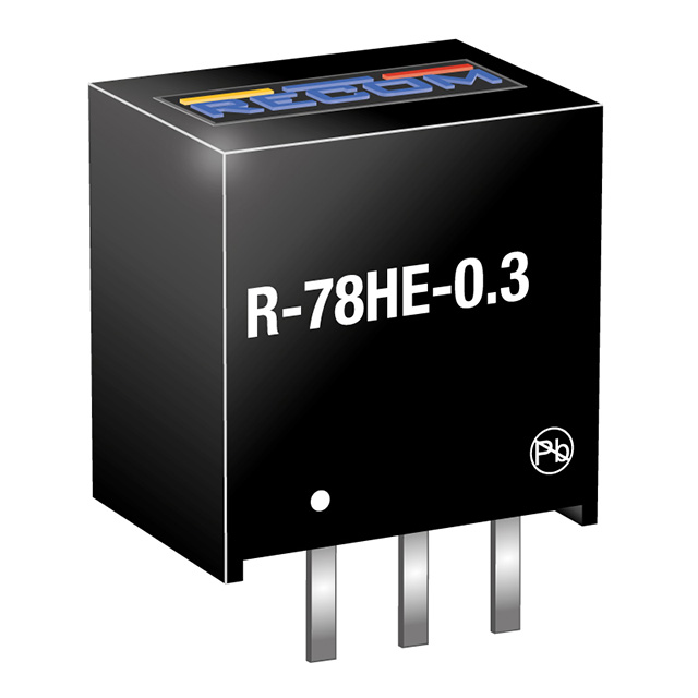 Recom Power R-78HE5.0-0.3 R-78HE-0.3_SIP3_11.5X8.5X12.5_RCP