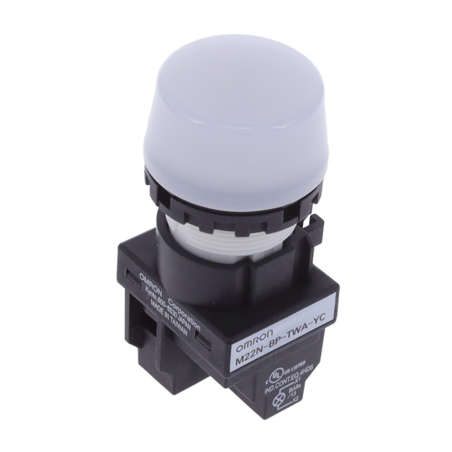 LED Panel Indicator Yellow Clear 24V 12mA