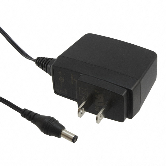 15V 18 W AC/DC External Wall Mount (Class II) Adapter Fixed Blade Input