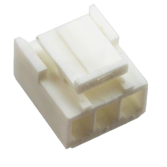 3 Rectangular Connectors - Housings Receptacle White 0.156 (3.96mm)