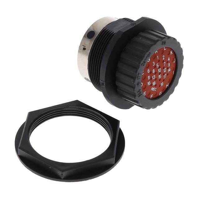 31 (19 + 12 Power) Position Circular Connector Receptacle Housing Panel Mount