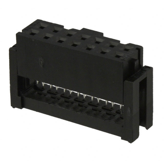 14 Position Rectangular Receptacle Connector IDC Gold 26-28 AWG