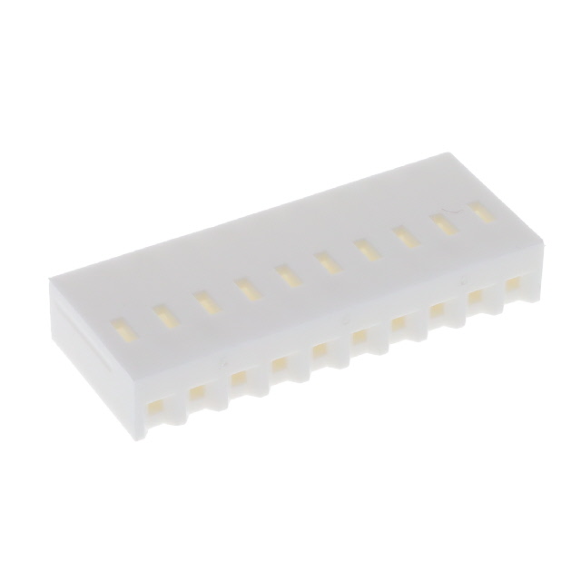 10 Rectangular Connectors - Housings Receptacle Natural 0.156 (3.96mm)