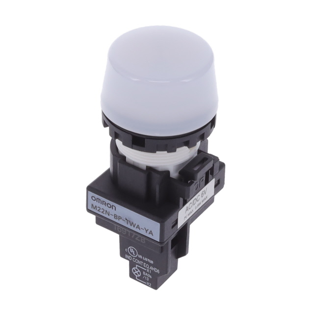 LED Panel Indicator Yellow Clear 6V 11mA