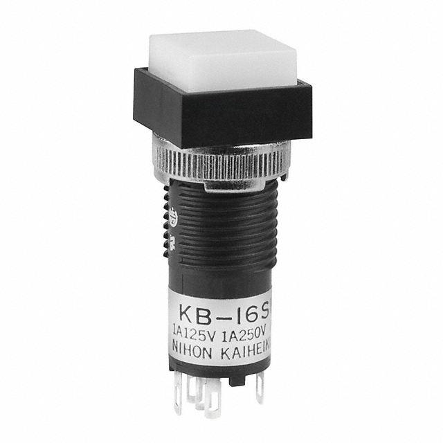 Pushbutton Switch SPDT Standard, Illuminated Panel Mount, Front