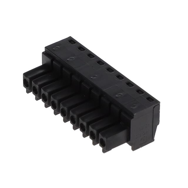 9 Position Terminal Block Plug, Female Sockets 0.150