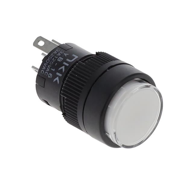 Pushbutton Switch SPDT Standard, Illuminated Panel Mount, Front