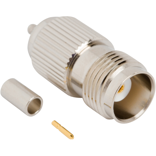 TNC Connector Jack, Female Socket 50 Ohms Free Hanging (In-Line) Solder