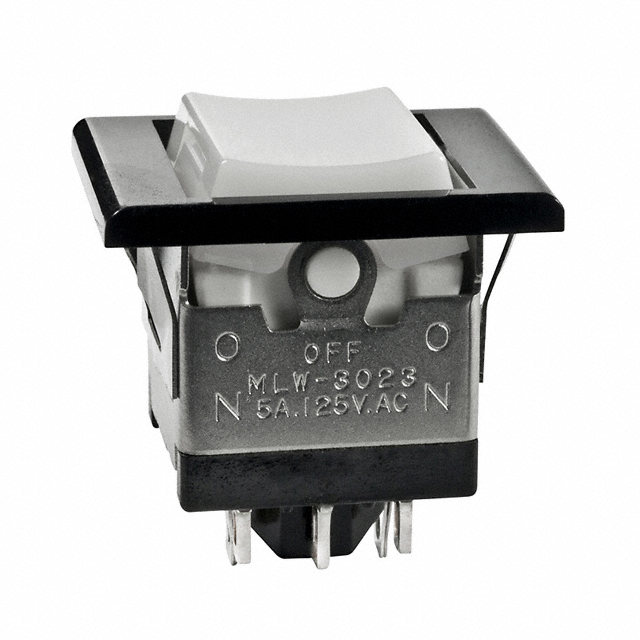 Rocker Switch DPDT 5A (AC), 3A (DC) 125 V Panel Mount, Snap-In
