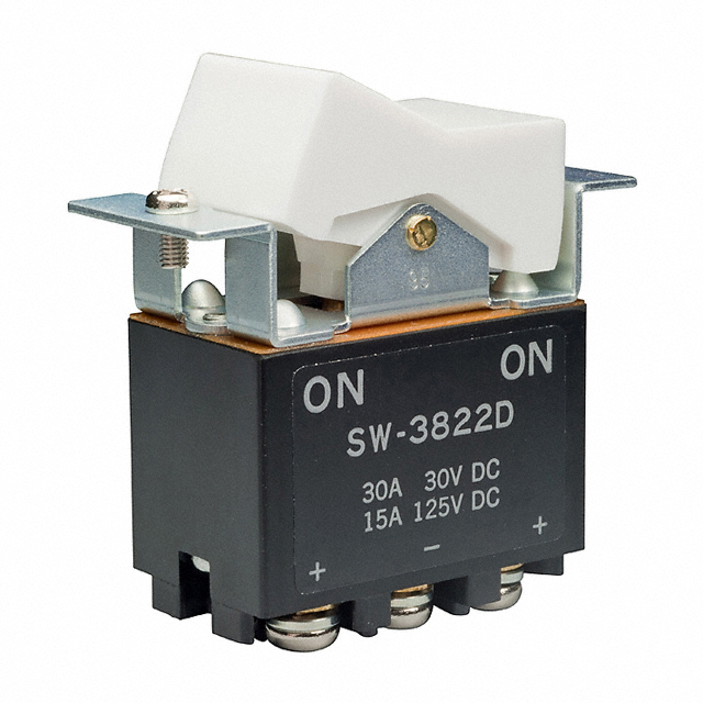 디바이스마트,스위치/부저/전기부품 > 스위치 > 로커스위치,,SW3822D/UC,SWITCH ROCKER DPDT 30A 30V / Digi-Key Part Number : SW3822D/UC-ND