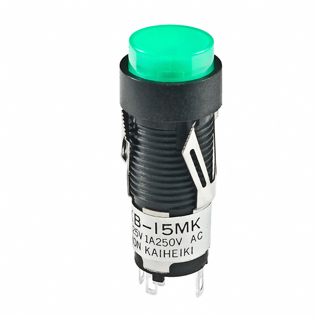 Pushbutton Switch SPDT Standard, Illuminated Panel Mount, Snap-In