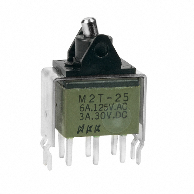 Rocker Switch DPDT 6A (AC), 3A (DC) 125 V Through Hole