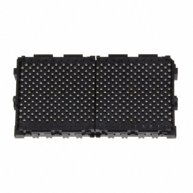 200 Position Connector Receptacle, Non-Gendered Surface Mount Gold