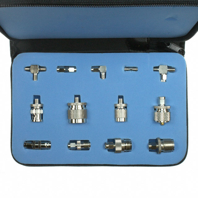 Conn Adapter Kit RF 13 Adapters: BNC, N, SMA, TNC, UHF to SMA