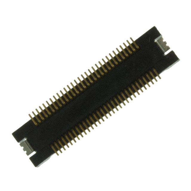 60 Position Connector Plug, Outer Shroud Contacts Surface Mount Gold
