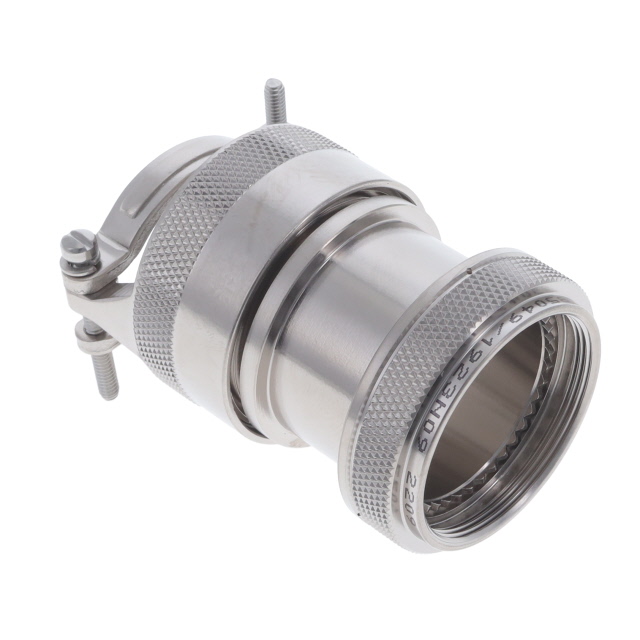 Silver Connector Backshell, Cable Clamp 23, H