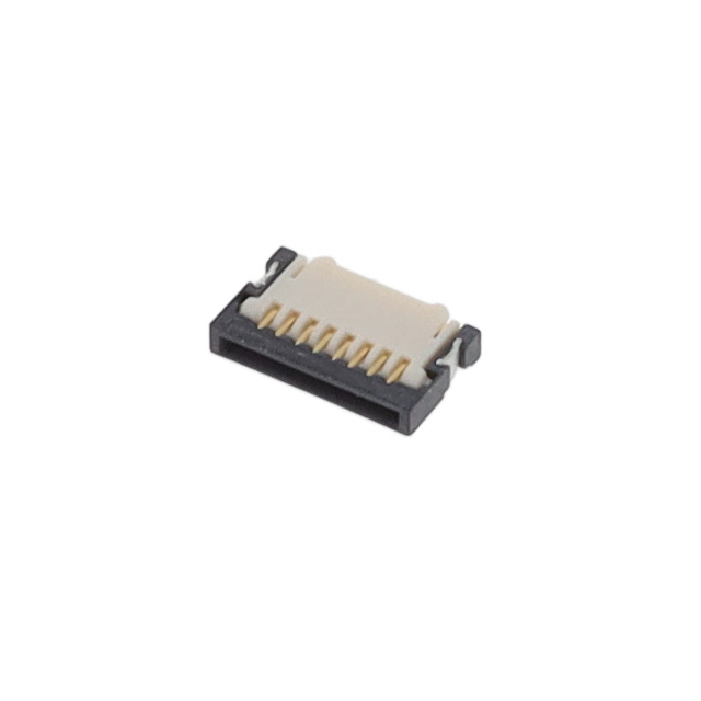 8 Position FPC Connector Contacts, Top 0.020