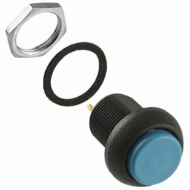 Pushbutton Switch SPDT Standard Panel Mount, Front